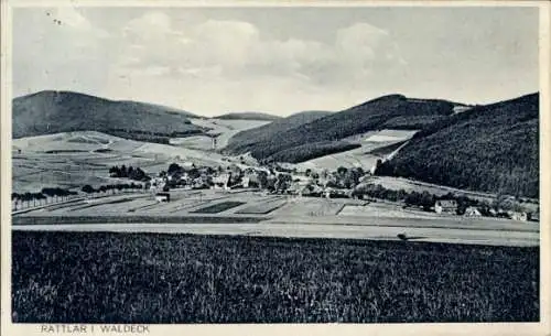 Ak Rattlar Willingen Upland in Hessen, Panorama