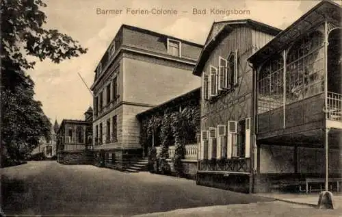 Ak Königsborn Unna im Ruhrgebiet, Barmer Ferien-Colonie