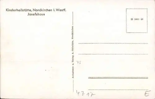 Ak Nordkirchen in Westfalen, Kinderheilstätte Josefshaus