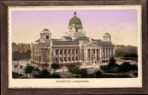 Ak Hamburg Mitte Altstadt, Justizgebäude