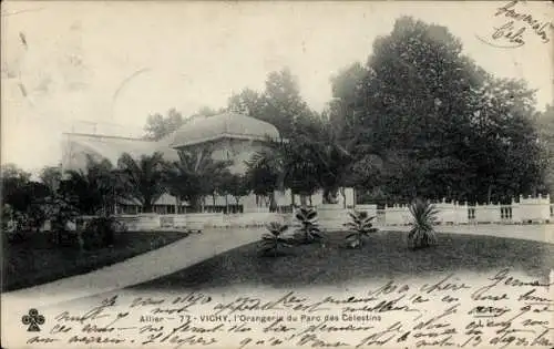 Ak Vichy Allier, Orangerie des Parc des Celestins