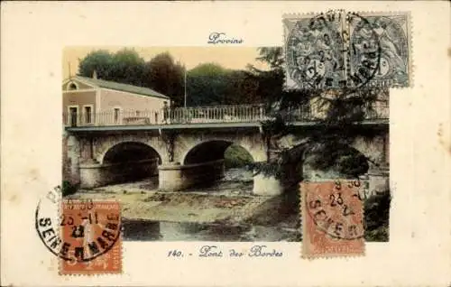 Ak Provins Seine et Marne, Pont des Bordes