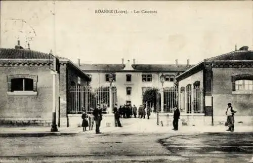 Ak Roanne Loire, Kaserne