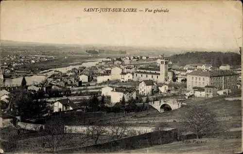Ak Saint Just sur Loire, Gesamtansicht