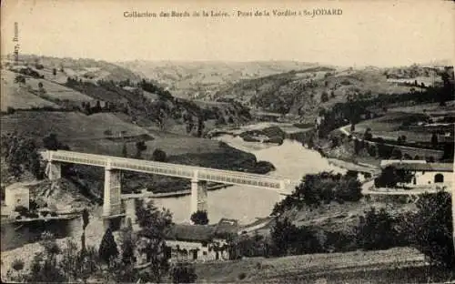 Ak St. Jodard Loire, Pont de la Vordiat