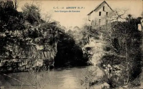 Ak Arudy Pyrénées-Atlantiques, Les Gorges de Germe