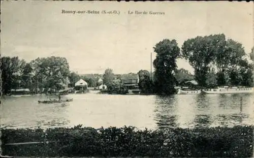 Ak Rosny-sur-Seine Yvelines, Le Bac de Guernes