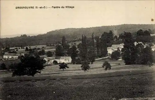 Ak Grosrouvre Yvelines, Dorfzentrum