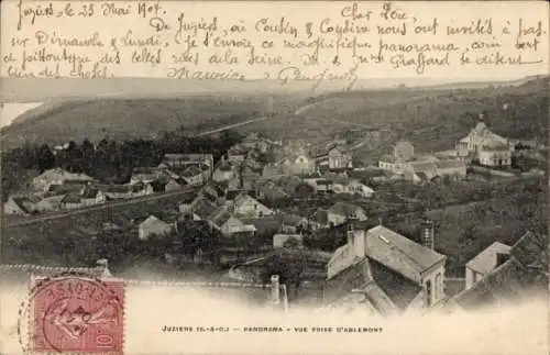 Ak Juziers-Yvelines, Gesamtansicht