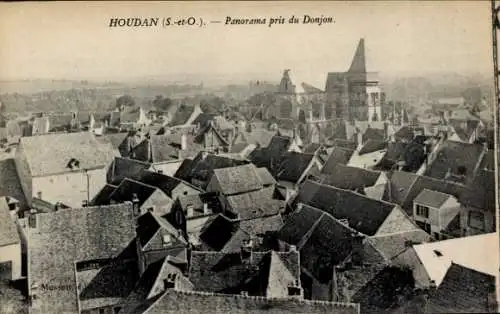 Ak Houdan Yvelines, Panorama aus dem Kerker