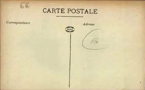 Ak Houdan Yvelines, Panorama aus dem Kerker