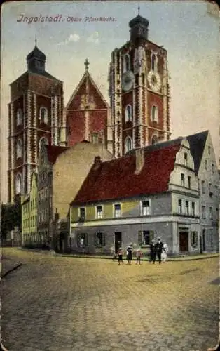 Ak Ingolstadt an der Donau Oberbayern, Obere Pfarrkirche