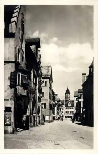 Ak Lindau am Bodensee Schwaben, Maximilianstraße, Kirchturm