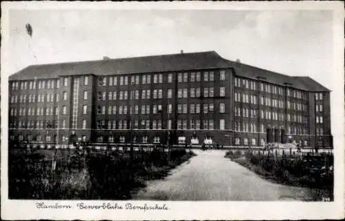 Ak Hamborn Duisburg im Ruhrgebiet, Gewerbliche Berufsschule