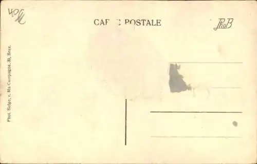Künstler Ak Slimgo, Colmar Freiherr von der Goltz, Generalfeldmarschall, französische Karikatur