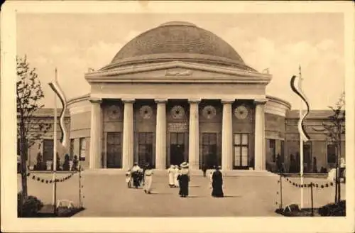 Ak Leipzig in Sachsen, Betonhalle, Baufach-Ausstellung 1913