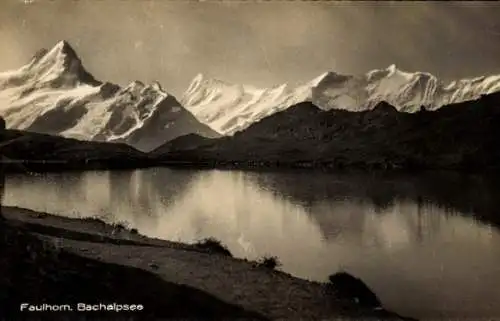 Ak Grindelwald Kanton Bern, Faulhorn, Bachalpsee