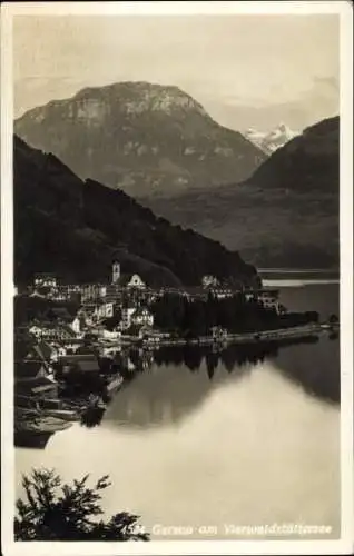 Ak Gersau Kanton Schwyz, Panorama, Vierwaldstättersee