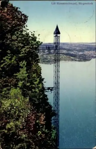 Ak Bürgenstock Kanton Nidwalden, Lift Hammetschwand