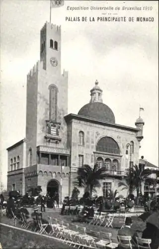 Ak Brüssel, Weltausstellung 1910, Pavillon de Monaco