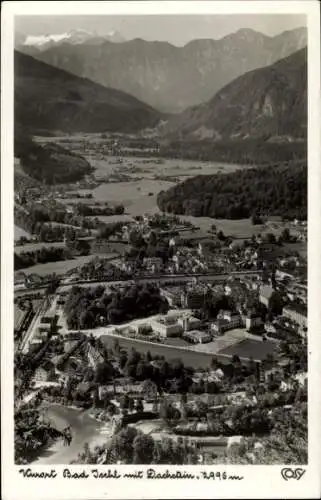 Ak Bad Ischl in Oberösterreich, Gesamtansicht mit Dachstein