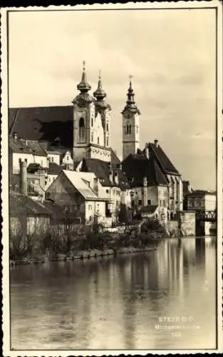Ak Steyr in Oberösterreich, Kirche