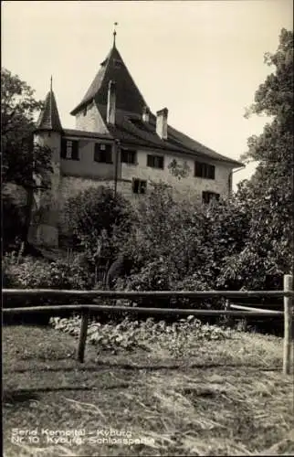Ak Kyburg Kanton Zürich, Schlosspartie