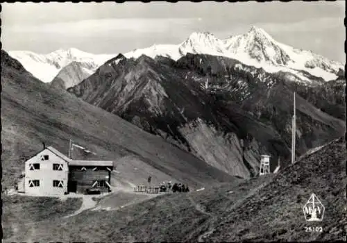 Ak Heiligenblut am Großglockner in Kärnten, Matreier mit Großglockner