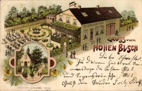 Litho Viersen in Nordrhein Westfalen, Restauration Smeetz, Hoher Busch, Kapelle