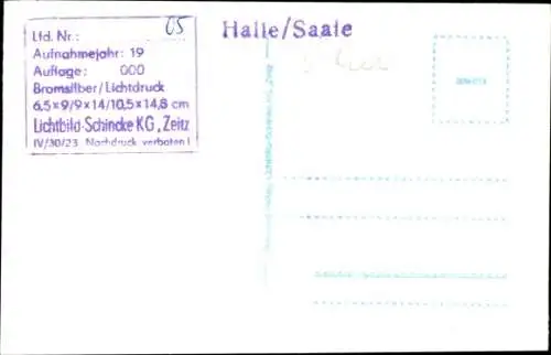 Ak Halle an der Saale, Straßenpartie, Rat der Stadt