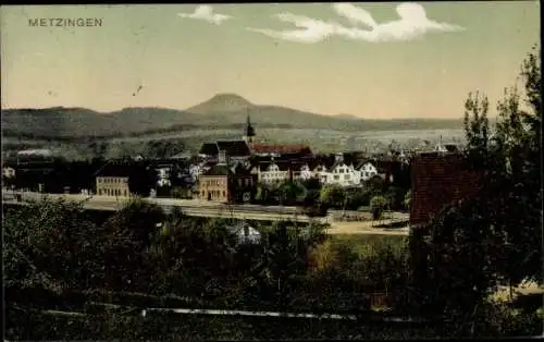 Ak Metzingen in Baden-Württemberg, Gesamtansicht