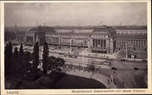 Ak Leipzig in Sachsen, Hauptbahnhof
