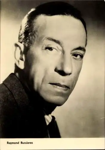 Ak Schauspieler Raymond Bussieres, Portrait