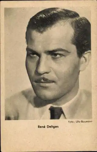 Ak Schauspieler Rene Deltgen, Portrait