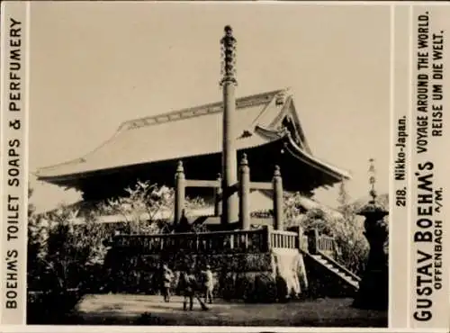 Foto Nikko Japan, Gebäude, Reklame, Boehm's Toiletteseifen