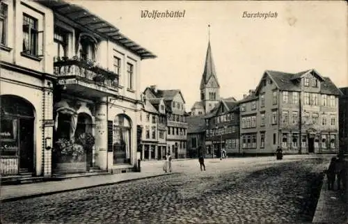 Ak Wolfenbüttel in Niedersachsen, Harztorplatz