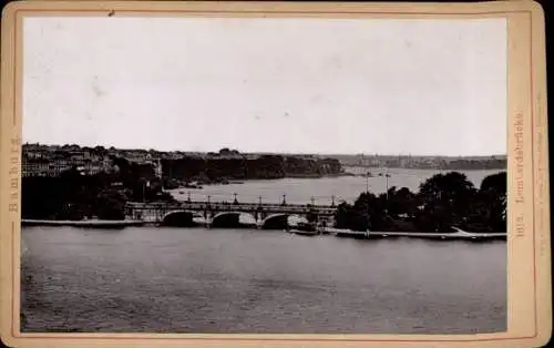 Kabinett Foto Hamburg Mitte, Lombardsbrücke