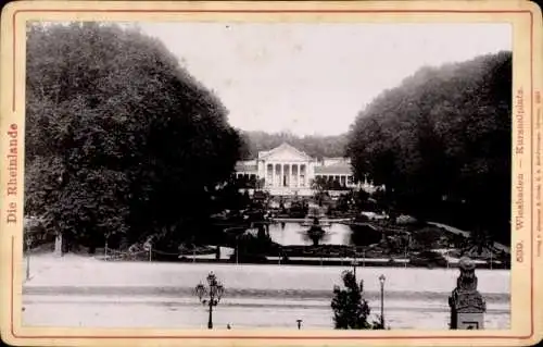 Kabinett Foto Wiesbaden in Hessen, Kursaalplatz