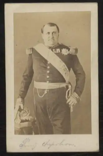 CdV Portrait Prinz Napoleon Joseph Charles Bonaparte