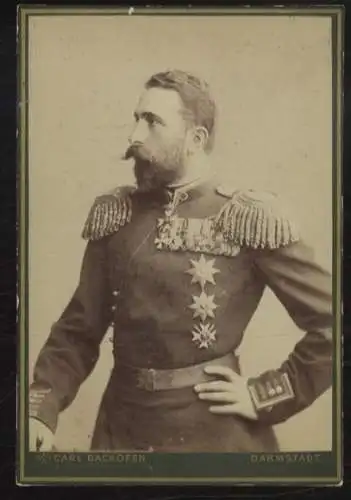 Cabinet Foto Fürst Alexander I. von Bulgarien, Alexander von Battenberg