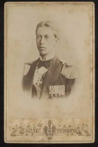 Cabinet Foto Prinz Heinrich von Preußen