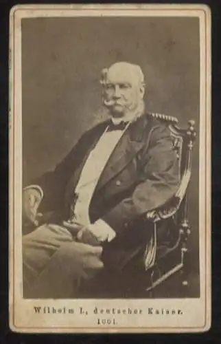 CdV Portrait Kaiser Wilhelm I. von Preußen