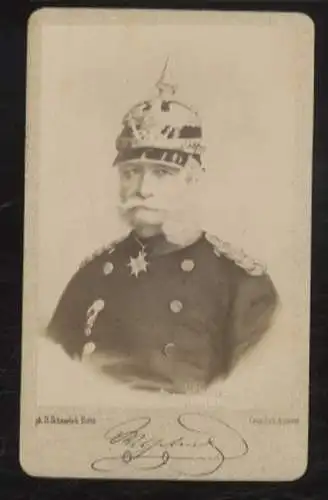 CdV Portrait Kaiser Wilhelm I. von Preußen