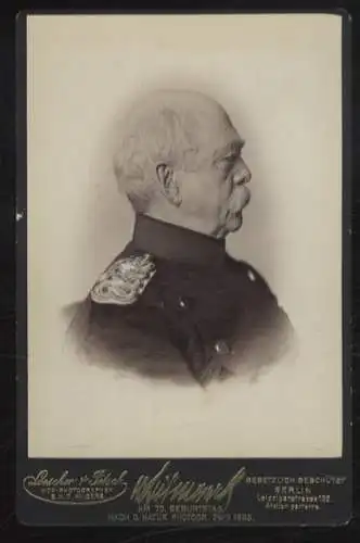 Cabinet Foto Otto von Bismarck