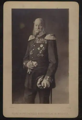 Cabinet Foto Kaiser Wilhelm I. von Preußen