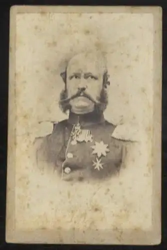 CdV Portrait Großherzog Friedrich Franz III. von Mecklenburg-Schwerin