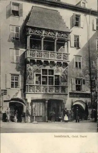 Ak Innsbruck in Tirol, Goldenes Dachl