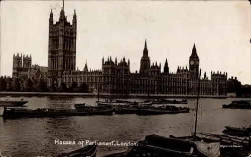 Ak City of Westminster London England, Die Houses of Parliament