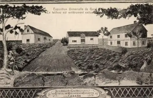 Ak Gand Gent Ostflandern, Exposition Universelle, Palais du Canada