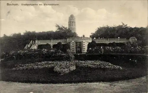 Ak Bochum im Ruhrgebiet, Bismarckturm